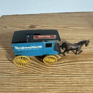 ERTL Diecast Montgomery Ward Co. Horse And Wagon Coin Bank Model #1367‎